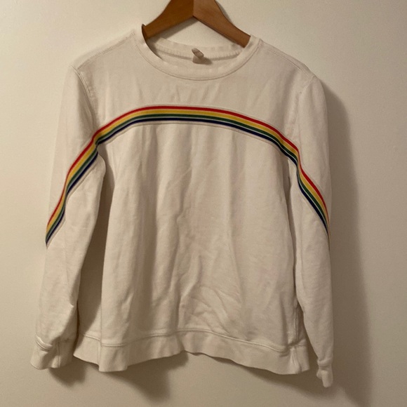 Tops - Gently Used Women’s Love Hanna Size Medium Rainbow Sweatshirt